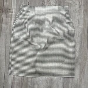 Vintage made in IrelandClassic Houndstooth Pencil Skirt Dark Academia